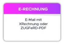 Rechnungseingang als E-Rechnung im ZUGFeRD-PDF oder XRechnung