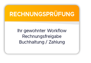 Durch eBill Service können Sie E-Rechnungen wie gewohnt im Unternehmen bearbeiten
